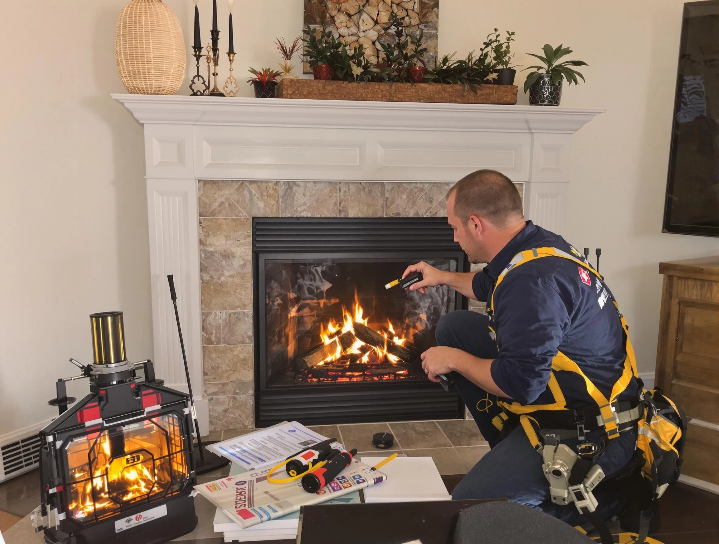 Safety-focused fireplace inspection by Pleasantville Chimney Sweep in Pleasantville, NJ